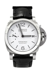 Panerai Luminor Marina 44 White Dial Polished steel PAM03314 Pre-owned